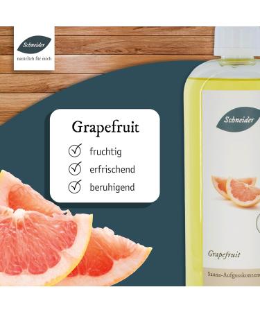 Saunabedarf Schneider Infusion Concentrate - 1000ml Grapefruit Sauna Essence for Relaxation - Buy Online on GoSupps.com