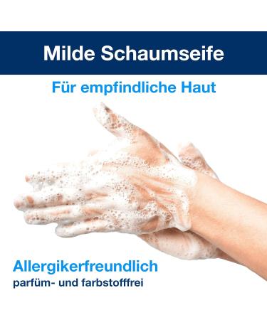 Tork Sensitive Hand Foam Soap S4 - 1000 ml (1 Pack) | Dermatologically Tested | Gentle Cleansing for Sensitive Skin - Buy Online on GoSupps.com