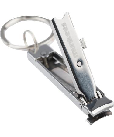 Buy Munkees Mini Nail Clippers - Stainless Steel Keyring Nail Tweezers - Silver 2500 Double Pack - International Shipping Available - Buy Online on GoSupps.com