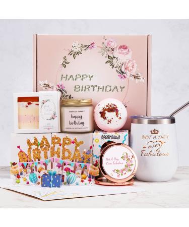 Birthday Gifts for Women,Happy Birthday Bath Set Relaxing Spa Gift Baskets Ideas for Her, Mom, Sister, Female Friends, Coworker, Wife, Girlfriend, Daughter, Unique Gifts for Women Who Have Everything - Buy Online on GoSupps.com