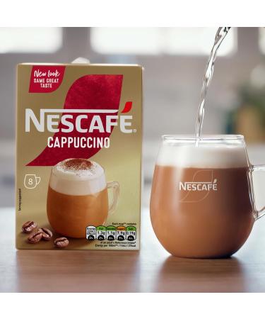 Nestle UK Ltd Nescaf Gold Cappuccino instant coffee 8 x 155 g 8 pieces pack of 1 - Buy Online on GoSupps.com