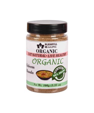 Blessfull Healing Organic Haleem Masala 100 Gram Airtight Container (Packing May Vary) 100 Gram 3.35 oz