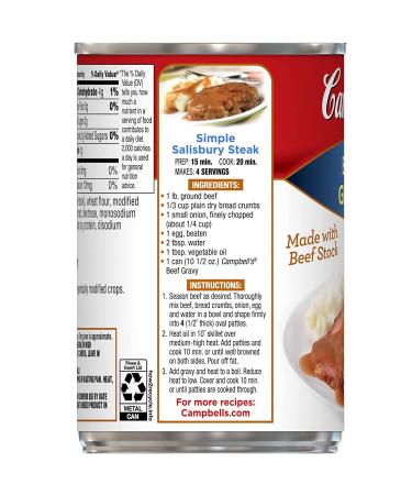 Campbell's Beef Gravy 10.5 oz. Can - Pack of 24 - Buy Online on GoSupps.com