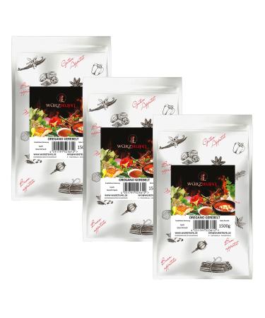 Feuilles d'origan brutes - Feuilles d'origan r duites - Qualit sup rieure - En provenance de Gr ce - 3 sachets XL de 1500 g (4 5 kg)