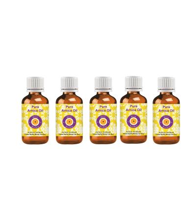 d ve herbes Pure Arnica Oil (Arnica Montana) (Pack of Five) 100ml X 5 (16.9 oz)