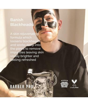 Buy BARBER PRO Face Putty Black Peel-Off Mask | Activated Charcoal - International Shipping Available - Buy Online on GoSupps.com