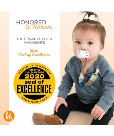 BooginHead Pacifier Clip 3-Pack - Geometric Blue | Baby Pacifier Holder PaciGrip - Buy Online on GoSupps.com