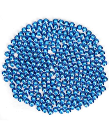 Yhmq du 2160pcs pieces of rhinestones nail crystals + rhinestones for nails crystal Capri Blue + SS20 (4.6 + 4.8mm) Capri Blue SS20-2160PCs