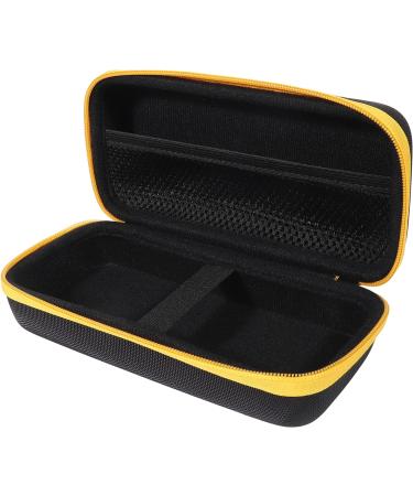Inhaler Holder Case for Adults and Kids - Black with Yellow Zip | CaseSack - Buy Online on GoSupps.com