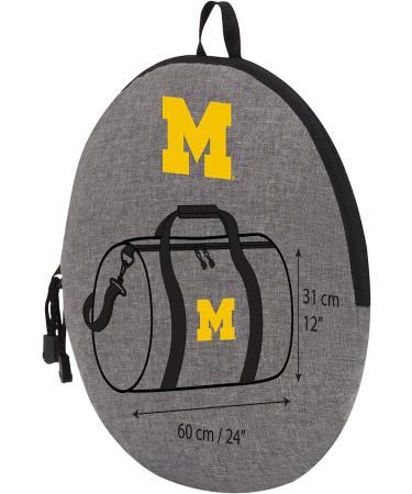 Officially Licensed NCAA Michigan Wolverines Wingman Duffel Bag - Multi Color, 24 x 12 x 12 - Buy Online on GoSupps.com