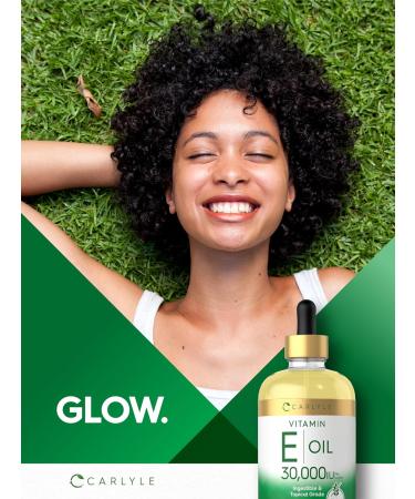 Carlyle Vitamin E Oil | 30 000 IU | 2.5 fl oz | Ingestible & Topical Grade | Moisturizing for Skin | Vegetarian Non-GMO Gluten Free Supplement - Buy Online on GoSupps.com