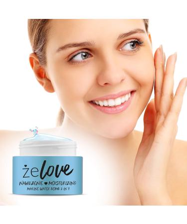 FLOSLEK Marine Water Aqua Bomb Face Cream | 50ml | Hydro Boost Soothing Gel | Contains Hyaluronic Acid | Liquid Moisturizer for Dry & Sensitive Skin | Cruelty-Free & Vegan Marine Water Bomb - Buy Online on GoSupps.com