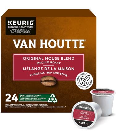 Van Houtte Original House Decaf K-Cup Coffee Pods 24 Count For Keurig Coffee Makers & Original House Blend K-Cup Coffee Pods 24 Count For Keurig Coffee Makers - Buy Online on GoSupps.com