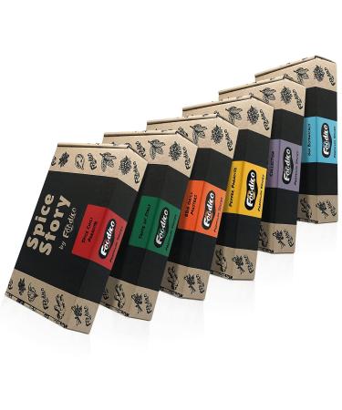 Foodico Grill Spice Set | 5 BBQ Seasoning Blends Gift Box for Men | Perfect Grill Gift Idea - Buy Online on GoSupps.com