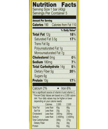 Nature Valley Chewy Protein Bar Peanut Butter Dark Chocolate 7.1 oz 5 ct - Pack of 6 - Buy Online on GoSupps.com