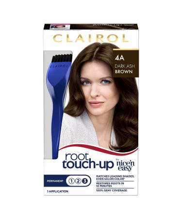 Clairol Root Touch-Up by Nice'n Easy Permanent Hair Dye  4A Dark Ash Brown Hair Color  Pack of 1 4A Dark Ash Brown 1.1 Fl Oz (Pack of 1)