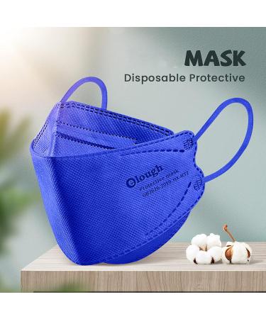 10/50/100Pcs Children's Face Shield Breathable 4-Layer Protective Face Cover with Elastic Earloop 50pcs-c One Size - Buy Online on GoSupps.com