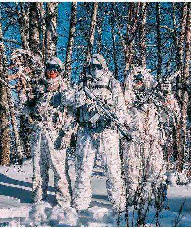 Eosphorus Multicam Alpine Snow Camouflage - Winter Camouflage Gear for Hunting Airsoft Paintball & Winter Sports - Buy Online on GoSupps.com
