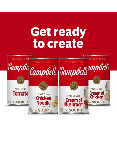Campbell's 22.6 oz Family Size Cream of Mushroom Soup - Buy Online on GoSupps.com