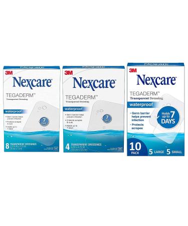 Nexcare Tegaderm Transparent Dressings 4 x 4, Pack of 4 - Medical Grade Adhesive Bandages - Buy Online on GoSupps.com