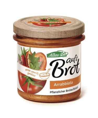 CREAMY ARRABBIATA PASTE WITHOUT ORGANIC GLUTEN 140 g - ALLOS