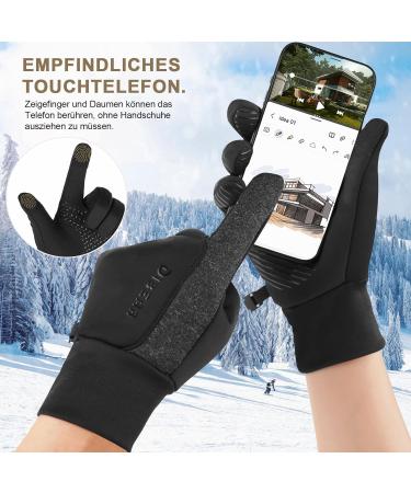GXCROR Fleece Touchscreen Gloves for Men & Women - Winter Running Cycling Hiking & Skiing Gear - Buy Online on GoSupps.com