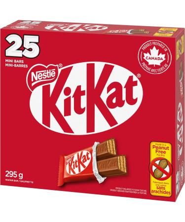 Mini Milk Chocolate Bar Crispy Wafers Made In A Peanut-free Facility Halloween Candy Individually Wrapped Natural Flavours Prepared in Canada - Buy Online on GoSupps.com