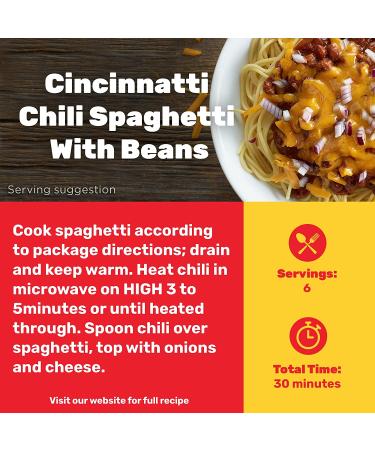 Hormel Chili with Beans 15 oz - Pack of 12 | Delicious Chili 12 Count - Buy Online on GoSupps.com