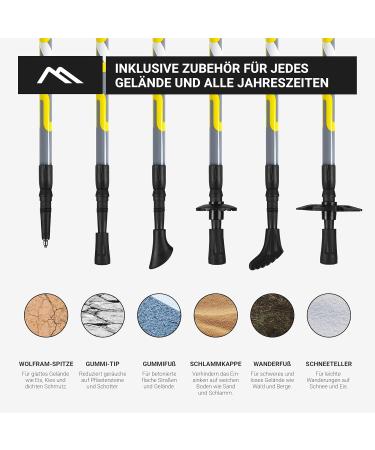 Premium Nordic Walking Poles - Lightweight High Quality & Carrying Bag Included - Best International Shipping - Buy Online on GoSupps.com