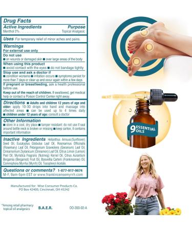 Frankincense and Myrrh Foot Pain Combo Pack: Foot Pain Relief Rubbing Oil (2 oz) and Intensive Therapy Lotion for feet (3 oz) Neuropathy Nerve Relief Frankincense Essential Oil Maximum Strength - Buy Online on GoSupps.com