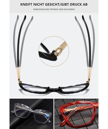 Buy Lanomi Cat Eye Reading Glasses for Men & Women | Blue Light Filter Reading Aid - Buy Online on GoSupps.com