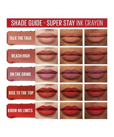 Maybelline Super Stay Ink Crayon Lipstick - Rosey Mauve, Longwear Up To 8Hrs | Precision Tip Matte Lip Crayon - Buy Online on GoSupps.com