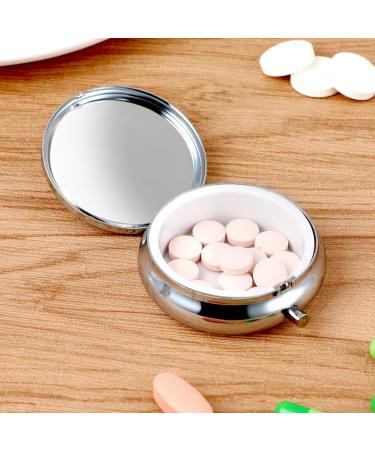 Sibba Metal Small Pill Organizer Box | Travel Tin for Vitamins & Supplements | Multifunctional Medicine Storage for Daily Use & Travel - Buy Online on GoSupps.com