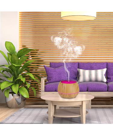 500ml Aroma Diffuser for Essential Oils - 10 Oils Included Noiseless 23dB BPA-Free 7 LED Colors 4 Timers & Auto Shutoff - Perfect for Home & Wellness - Buy Online on GoSupps.com