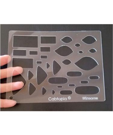 Cabtopia 3-Piece Lapidary Jewelry Design Templates - Strength, Temptation, Winsome - Buy Online on GoSupps.com