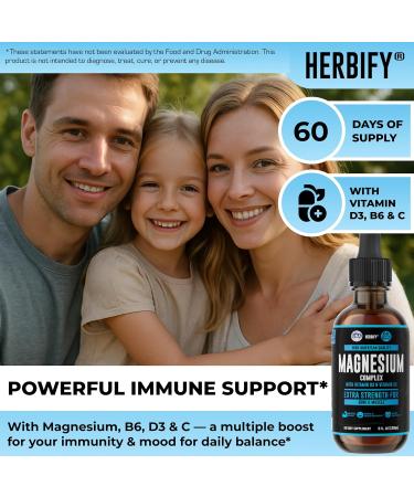 Magnesium Complex Drops - Magnesium Glycinate Liquid Citrate L-Threonate Complex with Vitamin D Vitamin B6 Vitamin C - Potassium supplement for Muscle Mood Heart & Nerve Support Made in USA - 4 Oz - Buy Online on GoSupps.com