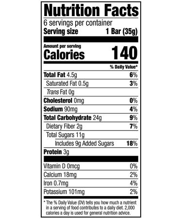 Happy Belly Fruit & Nut Chewy Trail Mix Granola Bars - 6 Count (Pack of 1) - Buy Online on GoSupps.com