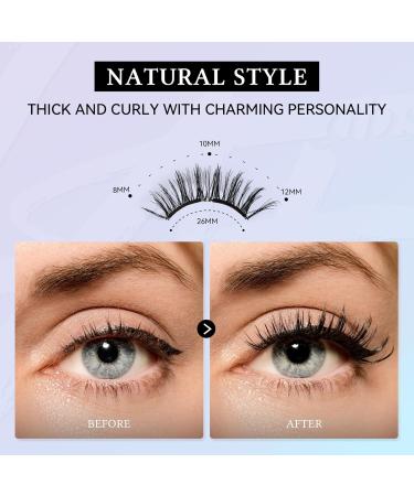 LAfabs Soft Magnetic Eyelashes - Reusable 50+ Times No Glue or Eyeliner 2-in-1 Waterproof Natural Look Lashes Kit - Upgraded Airlashes Natural Series - Buy Online on GoSupps.com