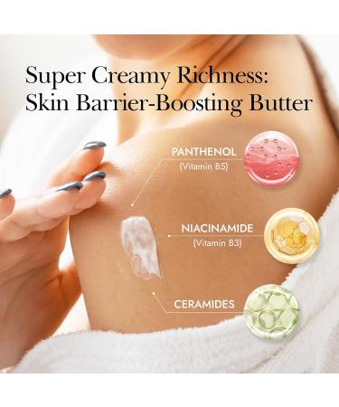 Pure Rich Body Butter 7 oz - Nourishing Cream with Ceramides Hyaluronic Acid & Shea Butter for Deep Hydration & Repair - Shop Internationally - Buy Online on GoSupps.com