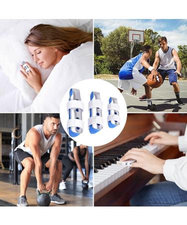 DGUSO 3-Piece Adjustable Finger Rail Set for Broken Thumb & Arthritic Trigger Toe Relief - Ideal for Middle & Small Finger Support - Buy Online on GoSupps.com