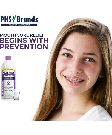 Alcohol-Free Prevention Mouth Sore Mouthwash | Canker Sore Treatment 16 Fl Oz - Buy Online on GoSupps.com