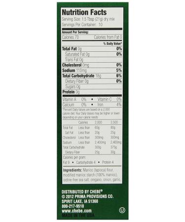 Chebe Bread Pizza Crust Mix - Gluten Free - 7.5oz Box (Pack of 8) - Buy Online on GoSupps.com