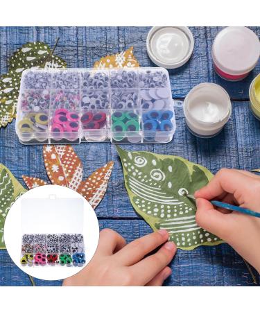 Lurrose Wiggle Eye Sticker 4500 Pcs Diy Eyes Toys Plush Stuffed Animals Colorful Plastic Wiggle Eyes Child Craft Supplies Boxed - Buy Online on GoSupps.com