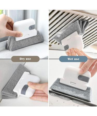 lxuebaix Window Track Cleaner Window Grooves Cleaning Brush Tools Set for Sliding Door Track Crevice Cleaner - Buy Online on GoSupps.com