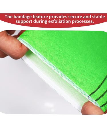 Etreetowel Korean Exfoliating Bath Washcloths Mitt Scrub - 4 Pack of Premium Viscose Rayon Gloves for Body | Made in Korea - Buy Online on GoSupps.com