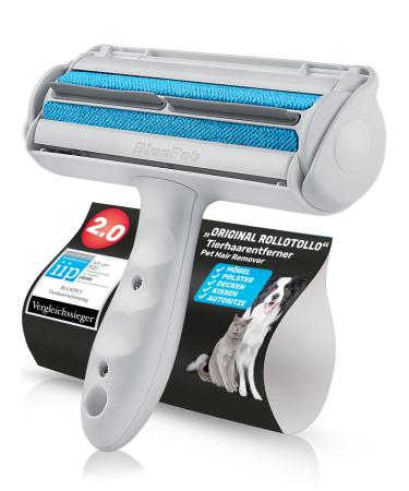 Bluepet "Rollotollo animal hair remover - reusable lint roller - animal hair cat hair dog hair remove - washable reusable - lint remover only rolletollo