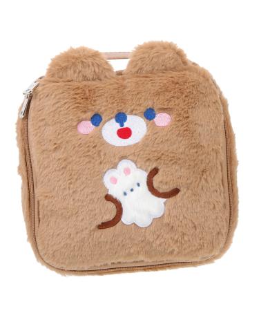 Combination plush storage pocket women tank period container menstrual tapes bag women tie pocket period bag women bandage storage pocket 18.5x18.5x6.5cm
