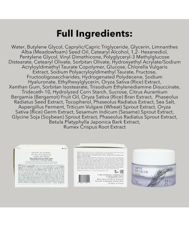 Rice Bran Facial Moisturizer - Deeply Hydrating & Soothing for Sensitive Dry Skin | Korean Beauty - 1.69 fl. oz - Buy Online on GoSupps.com