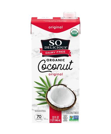 So Delicious Dairy Free Shelf-Stable Coconut Milk - Original, Vegan, Non-GMO Project Verified - 1 Quart - Buy Online on GoSupps.com