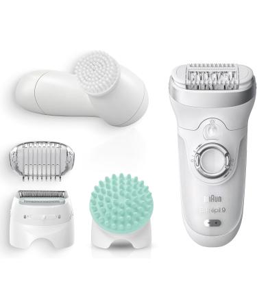 Buy Braun Silk- pil 9 Epilator for Women - Long-lasting Hair Removal with Massage Pad & Facial Brush | International Shipping - Buy Online on GoSupps.com